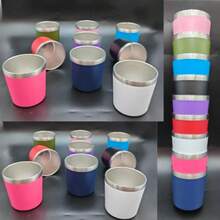 Stainless Steel Thermal Cup 240ml Hot/Cold Ideal For Tea Juices Tereré Mate - 粉色 - 查看 4