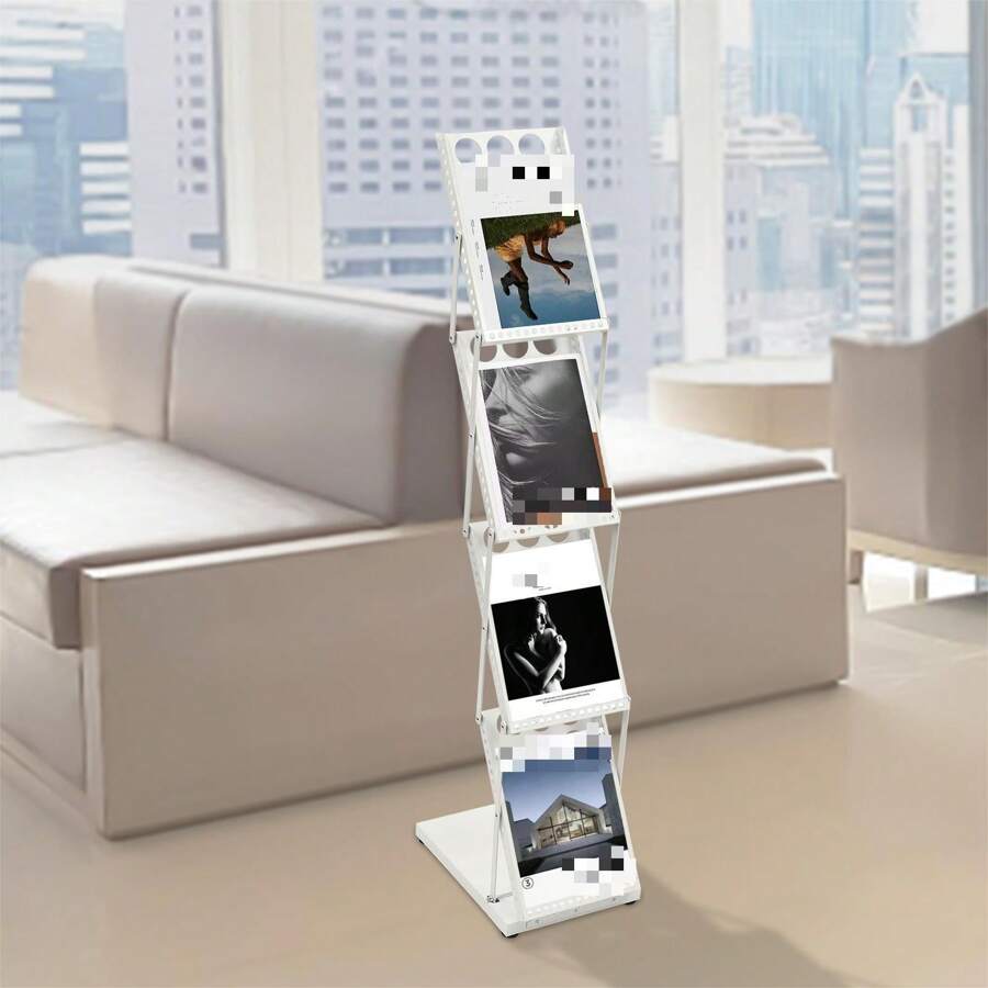 CNCEST Magazine Rack - สีขาว - ดู 1