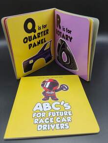 Thẻ học chữ cái ABC dành cho những tay đua xe tương lai Quà tặng sinh nhật – Chất liệu bìa cứng – Thẻ chữ cái giáo dục với chủ đề ô tô Nhật ký Quà tặng Halloween Quà tặng Giáng sinh - Nhiều màu - Xem 5