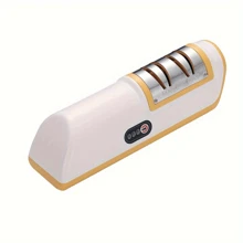 Máy mài dao điện, Máy mài dao gia đình, Đồ dùng nhà bếp Máy mài dao tự động đa chức năng sạc USB, điều chỉnh 2 tốc độ - nhiều màu - Xem 14