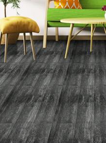 1 Piece Retro & Thickened & Matte Surface Effect Beige Wood Grain Texture Anti-Slip Waterproof Abrasion Resistant Floor Tile Sticker For Home Decoration, Stickers, Wall Decal, Vinly Decal For Home Decorations, Spring Decoration Items Refesh Your Home, Rama Decoration Stickers Gifts Birthday Graduation