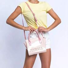 Petite Jolie Tote Love Bag PJ10885 Nude/Pink - 乾枯玫瑰色 - 查看 4