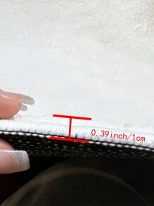 Tropical Leaf Shaped Anti-slip Rug - Multicolor - View 8