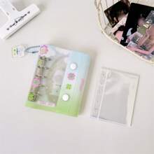 四叶草卡通M5活页相册 学生偶像拼贴卡片夹 拍立得相机3英寸照片卡相册