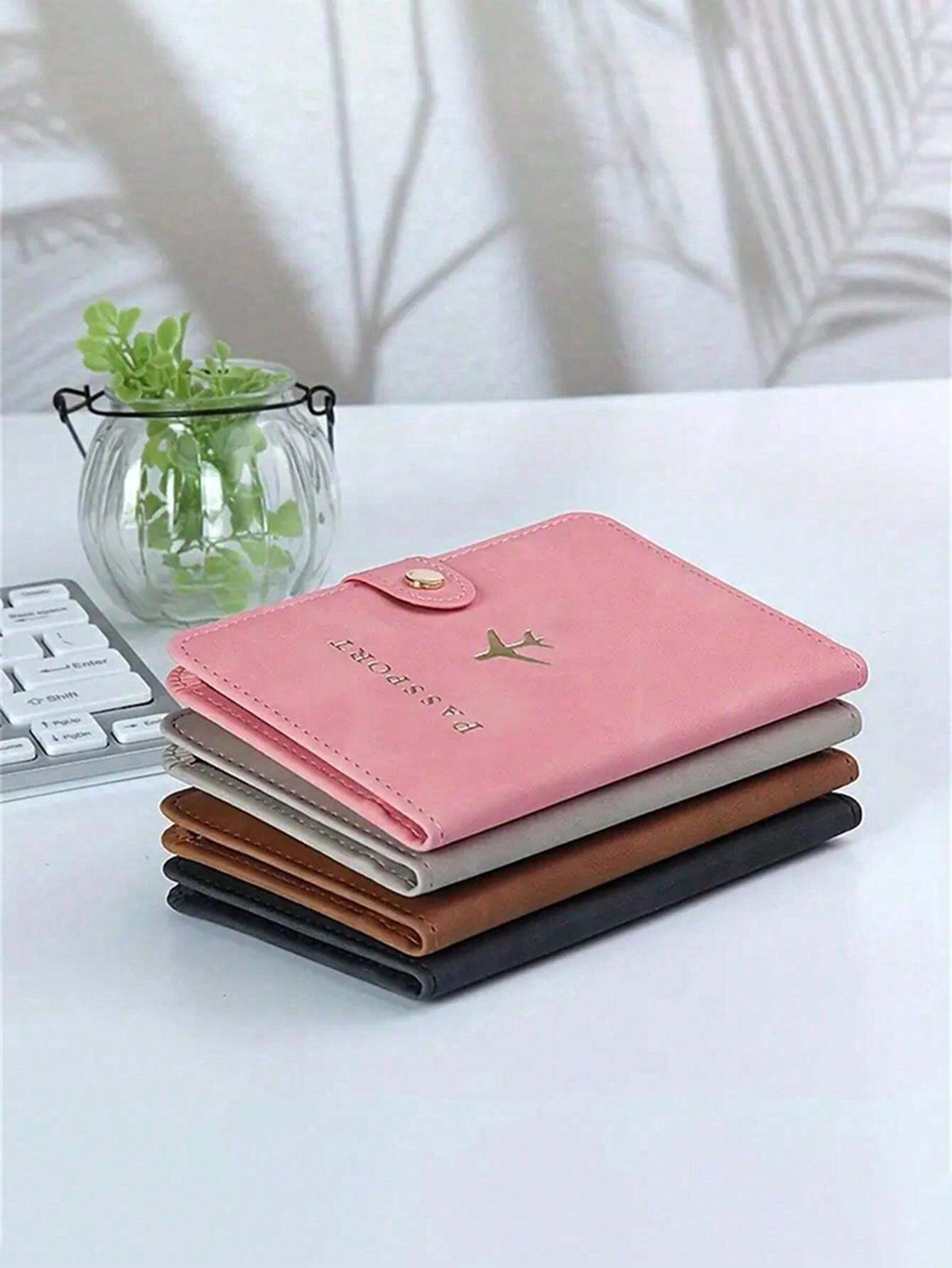 Premium Travel Passport Protector Case Holds Multiple Cards, IDs, And