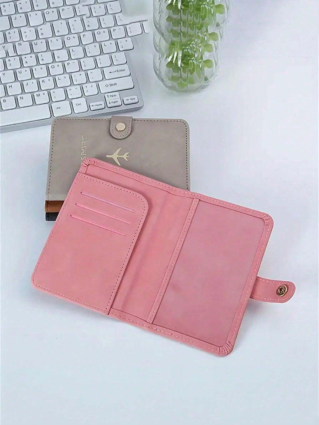 Premium Travel Passport Protector Case Holds Multiple Cards, IDs, And