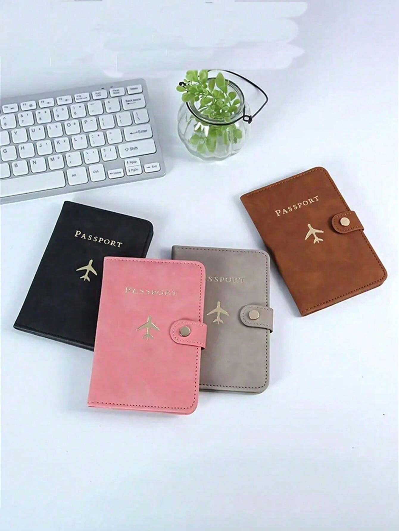 Premium Travel Passport Protector Case Holds Multiple Cards, IDs, And