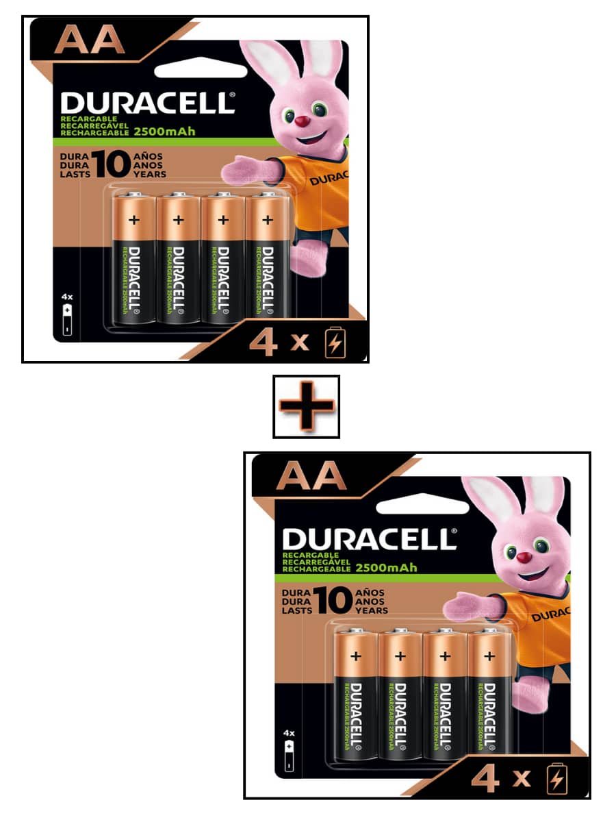Duracell Charger Kit With 8 AA Batteries - US A Type Plug(110-127V) - View 1