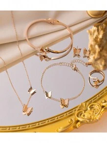 1 Bộ dây chuyền thép không gỉ tối giản sang trọng với số La Mã, thiết kế tinh tế sáng tạo, quà tặng lý tưởng cho ngày hẹn hò, sinh nhật, trang phục hàng ngày cho phụ nữ - Bộ dây chuyền chữ số La Mã - Xem 7