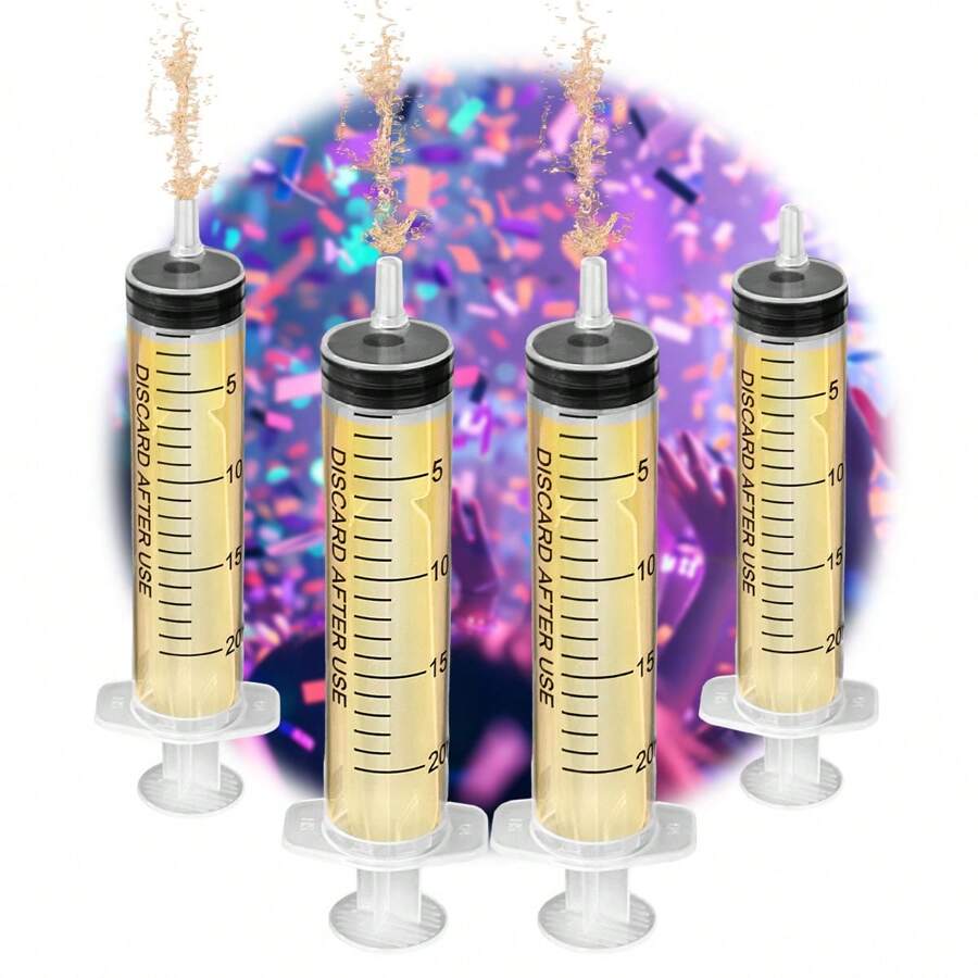 Jello Shot Syringe 20ml Plastic Sleeve For Shot Parties Festivals - Clear - View 1