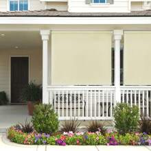 Froadp Tenda verticale Tenda da esterno Rollo Balcone Tenda oscurante senza foratura con protezione UV e funzione termoriflettente