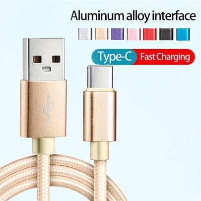 Heavy Duty Quick Fast Charge USB Type C Data C To C Phone Charger Cable Lead 1m/2m/3m/Android