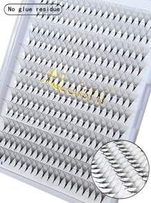 AILAISHI Lashes Pre Made Fans Eyelash Extension Long Stem 20d Premade Eyelash Premade Fans Lash Tray Nagara Lash Clusters,Eye Lash Clusters,Individual Eyelashes,Lashes,Fake Lashes - D - View 2