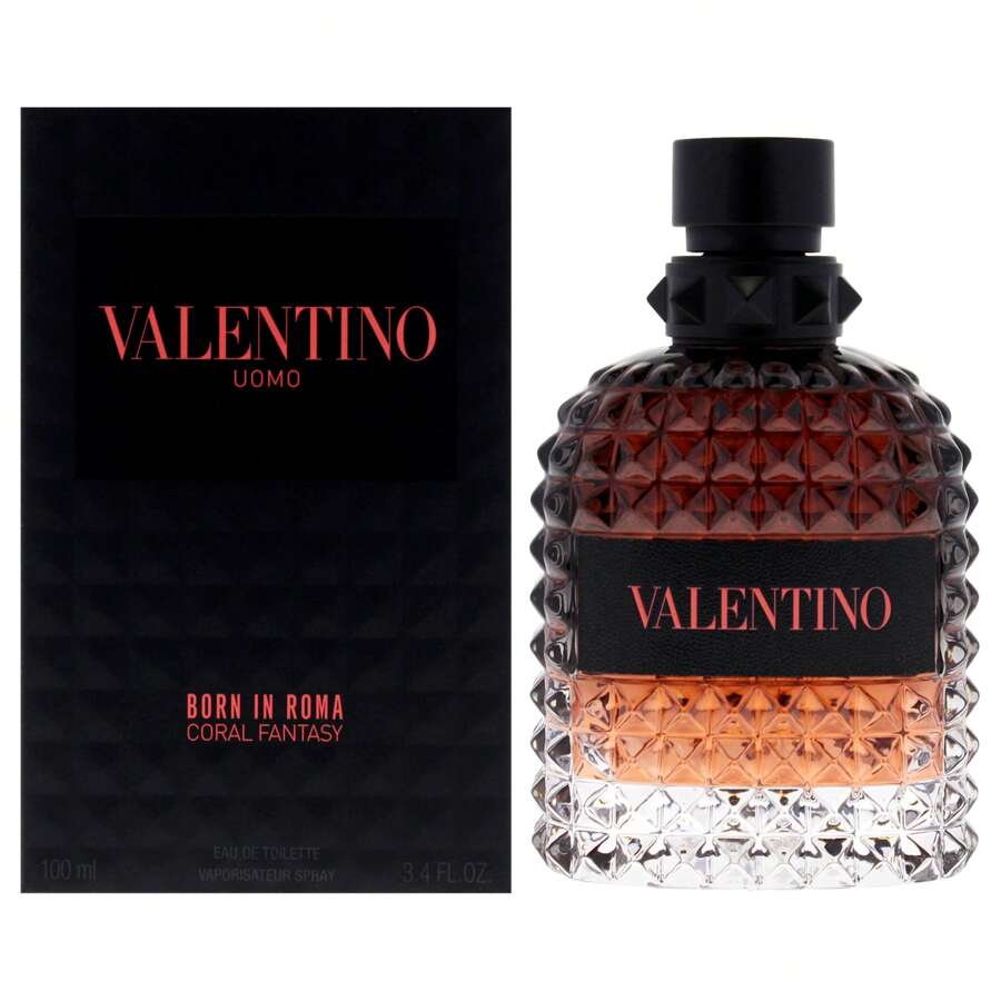 Uomo Born In Roma Coral Fantasy By Valentino para hombre - 100 ml Eau de Toilette Vaporizador - transparente - Ver 1
