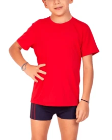 Kit 3 Men's T-Shirts For Children And Youth With UV Protection Dry Fit Gym Training Running Sports Blouse Fitness Clothing Breathable And Quick Drying For Outdoor Use.