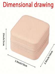 1pc Personalized Leather Jewelry Box Engraved Name & Birth Flower Perfect Gift For Valentine's Day, Bridesmaid Or Mothers