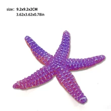 10 种款式可选，大型逼真海洋动物模型，手绘实心 PVC 材料，包括龙虾、螃蟹、海马、海星、鳐鱼、章鱼、锯鳐、黄貂鱼、锤头鲨、马蹄蟹、蛋糕装饰品、收藏模型、栩栩如生的动物玩具、儿童学习玩具、圣诞节/生日派对礼物、鲨鱼派对装饰品、塑料鲨鱼、海洋玩具 - 彩色 - 查看 10