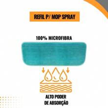 Bộ cây lau nhà phun sương Magic 3 trong 1 có bình chứa + bình thay thế hoàn chỉnh để vệ sinh 400ml - MOP + 4 REFI - Xem 9