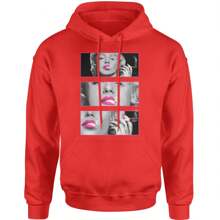 Marilyn Roll It Lick It Smoke It Adult Hoodie Sweatshirt