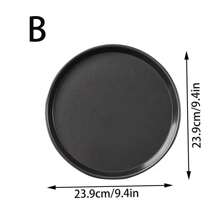 1 件黑色碳钢烘焙模具套装 - 包括矩形面包烤盘、圆形披萨盘、方形烤盘、矩形烤盘、12 杯松饼罐、家用多用途蛋糕模具 - 黑色 - 查看 9