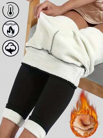 Thickened Thermal For Women High Elasticity High Waist Tights For Autumn And Winter Warm Leggings For Workout And Fitness