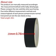 APORNI 醋酸布胶带，耐高温线束电缆固定，抗撕裂，绝缘，防腐，防尘胶带，适用于手机维修 - 黑色 - 查看 9