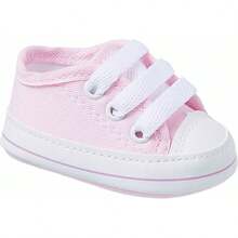 Star Moda All Black And White Anti-Allergic Newborn Baby Sneakers For Girls And Boys - Màu Hồng baby - Xem 2