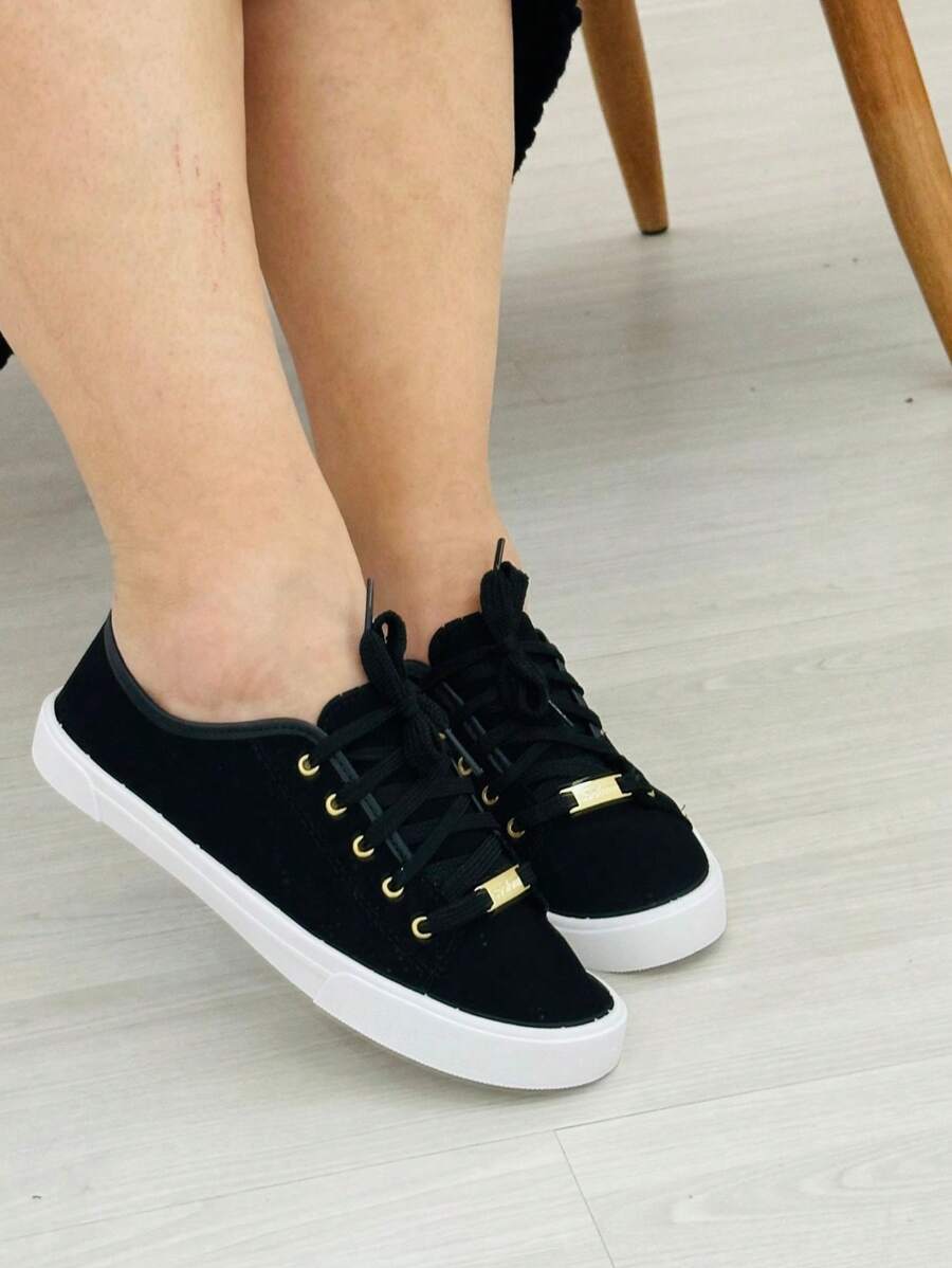 Women's Casual Moleca Comfort Sneakers New Release Low Promotion - màu đen - Xem 1