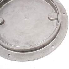 ZhdnBhnos LINSIE 316 Grade Stainless Steel Inspection Deck Plate, 6inch Round Boat Access Hatch Cover/Deck Plate/Inspection Hatch, For Marine Boat Yacht Truck RV 6Inch Boat Marine Deck Plate Inspection Access Hatch Cover 316 Stainless Steel The Best Gift/Present For Family&Friends Happy Christmas - Silver - View 7