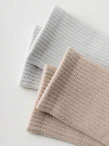 2 Pairs Anti-Slip Pilates Socks For Women, Black & White Yoga Socks With Grip, Gym, Fall - Black and White - View 4