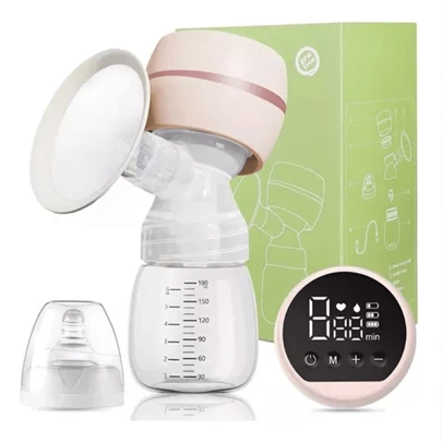 Sacaleches Eléctrico Masajeador de Senos Automático, 3 Modos, 9 Niveles, Sacaleches Portátil, Indoloro Fuerte Poder de Succión, Silencios