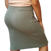 Women's Ruffle Skirt Printed Evangelical Fashion Promotion New Floral Fish Tail Tube Promotion - 軍綠色 - 查看 2