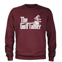 The Golf Father Golfing Dad  Adult Crewneck Sweatshirt