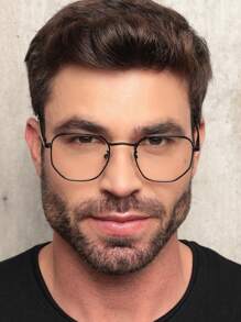 Men Eyeglasses - Black - View 1