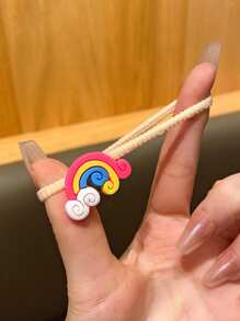 50 pezzi Lacci per capelli scrunchies stile cartone animato casuali, adatti per uso quotidiano