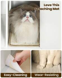 HaluPeit 31.5" Cat Litter Box Enclosure With Handles, Cat Litter Box Furniture, Cat House, Hidden Litter Box Furniture With Removable Partition, Wooden Pet House Side End Table, For Living Room, Bedroom, White - White - View 8