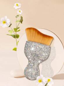 1 chiếc cọ trang điểm tạo bọt Techniques, cọ mặt đa năng cho mỹ phẩm dạng lỏng, dạng kem và dạng bột, đầu cọ tạo bọt độc đáo, lông tổng hợp, cọ vệ sinh gọt bút chì mỹ phẩm thuần chay và không thử nghiệm trên động vật - trắng - Xem 4