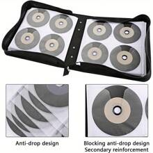 CD Case Disc Carry Case 320 Disc Capacity Holder Protector CD DVD Binder Wallet Large DVD Storage Case Protective Bag CD DVD Storage - Variant1 - View 2
