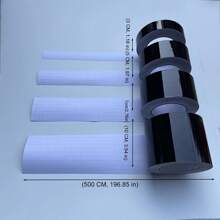 3/5/7/10 CM * 500CM Glossy Black Vinyl Wrap Strip, Self-Adhesive Universal Chrome Black Detailing Tape, Window Trim Film Tape Chrome Blackout Vinyl For Car Interior Hood Roof Pillar