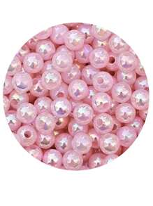 200 Irregular Pearls 8mm Beads Loop Jewelry And Crafts - Light Pink - View 1
