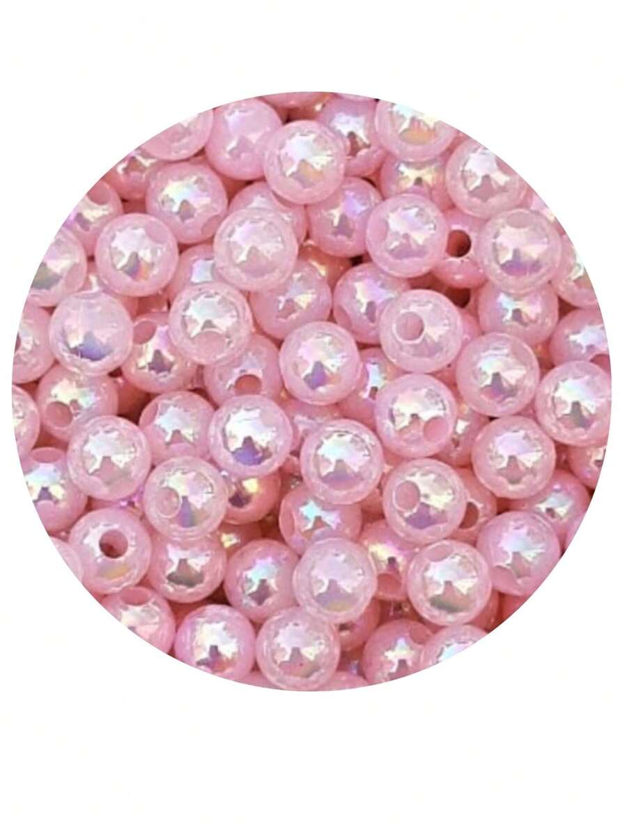 200 Irregular Pearls 8mm Beads Loop Jewelry And Crafts - Light Pink - View 1