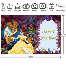 1 pieza - Paño de fondo para decoración de mesa de pastel de fiesta de cumpleaños de princesa, la decoración perfecta para el fondo de la pared de la sala de fiesta de cumpleaños, fondos de fotomatón, 82.7*59.1/59.1*39.4/39.4*29.5 pulgadas, Navidad - Multicolor - Ver 7