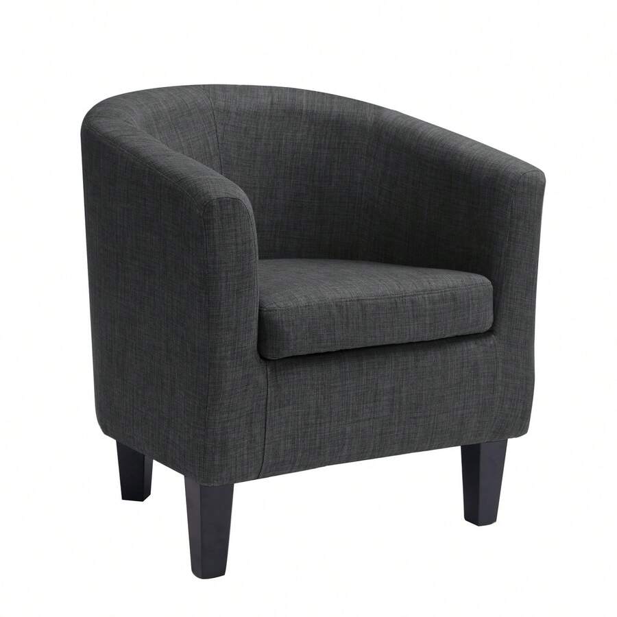 CorLiving Antonio Dark Grey Fabric Tub Chair SHEIN USA