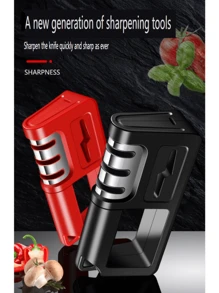 4 合 1 水钻陶瓷钨户外厨房刀具磨刀器，适用于刀具和剪刀 - ABS 材料，无需电力， - 彩色 - 查看 7
