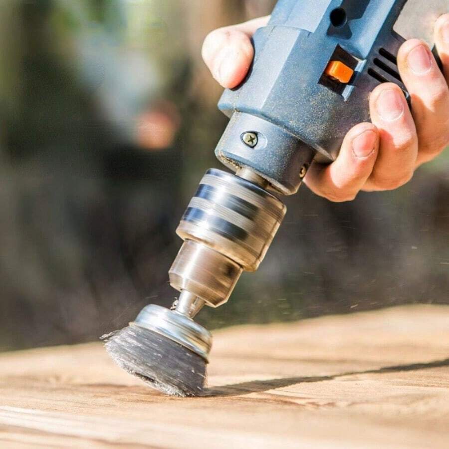 36 Piece Set Of Copper Wire Brush TShaped Polishing Brush Metal Rust