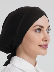 1 قطعة شريط للرأس لون أحادي بسيط وأنيق، ناعم ومريح، تركيبة عمامة وشريط للرأس مناسب للحياة اليومية والرياضة الخارجية