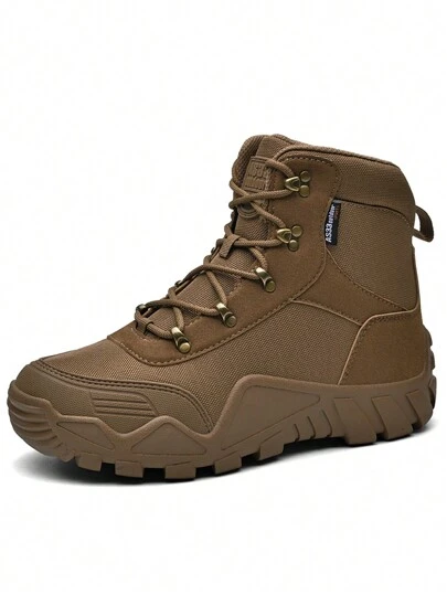 户外男士登山靴，厚底防滑男士运动鞋，舒适户外男士休闲鞋，优质耐用男士运动鞋，新款时尚男士靴子，户外徒步探险鞋