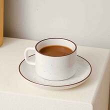 Juego de taza y platillo de café japonés, taza de cerámica creativa para el té de la tarde, tazas de agua para parejas, de vuelta a la escuela
