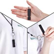 1 件定制紧急口哨，带激光雕刻文字的救生员安全口哨，适用于户外露营、徒步旅行、划船、背包旅行、钓鱼、皮划艇、儿童救援信号、响亮的求生口哨、个性化礼物 - 彩色 - 查看 8