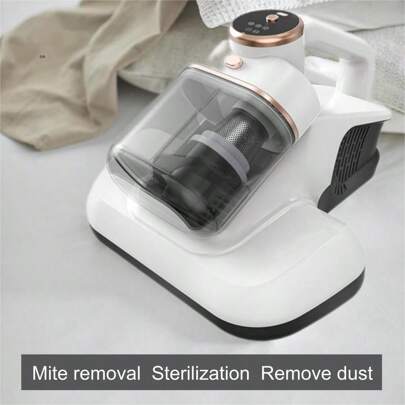 جهاز إزالة البق المنزلي عالي الطاقة، ذو كوبين و مرشحين ثنائيين وتطهير بالأشعة فوق البنفسجية، جامع للأتربة، مزيل بق لاسلكي محمول للسيارة والأسرة والأرائك